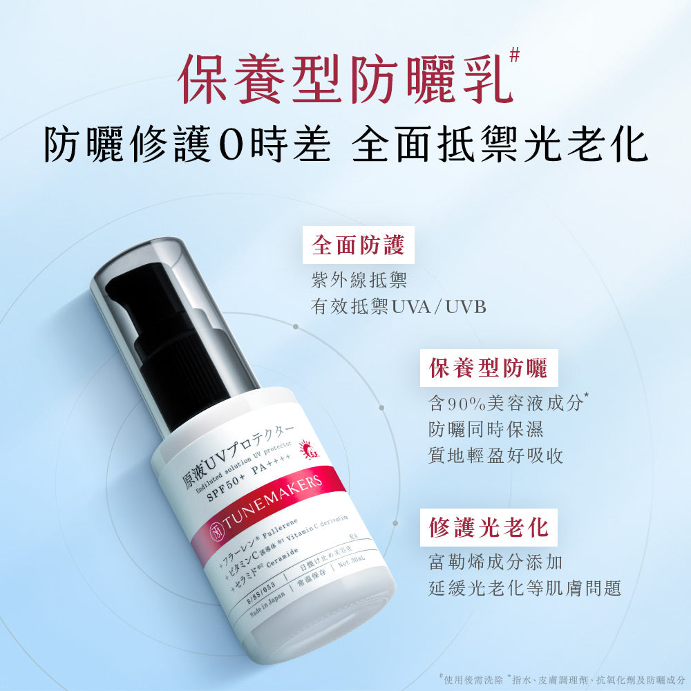 【買一送一】原液防曬乳SPF50+ 30ml (2入組)