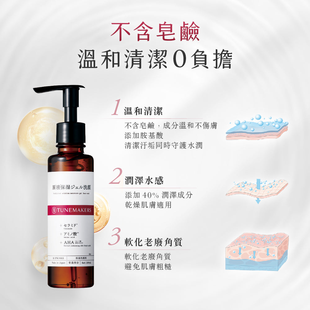 【囤貨組】原液水感潔面乳 150g (3入組)