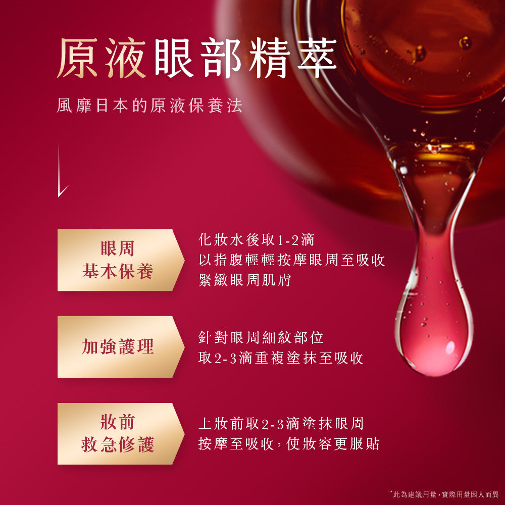 【囤貨組】原液眼部精萃 15ml (3入組)