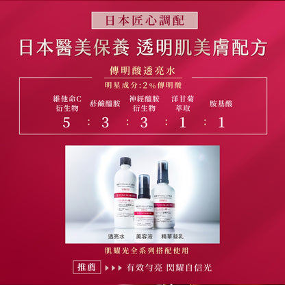 [出清45折] TUNEMAKERS 肌耀光傳明酸透亮水 120ml[效期20260228]